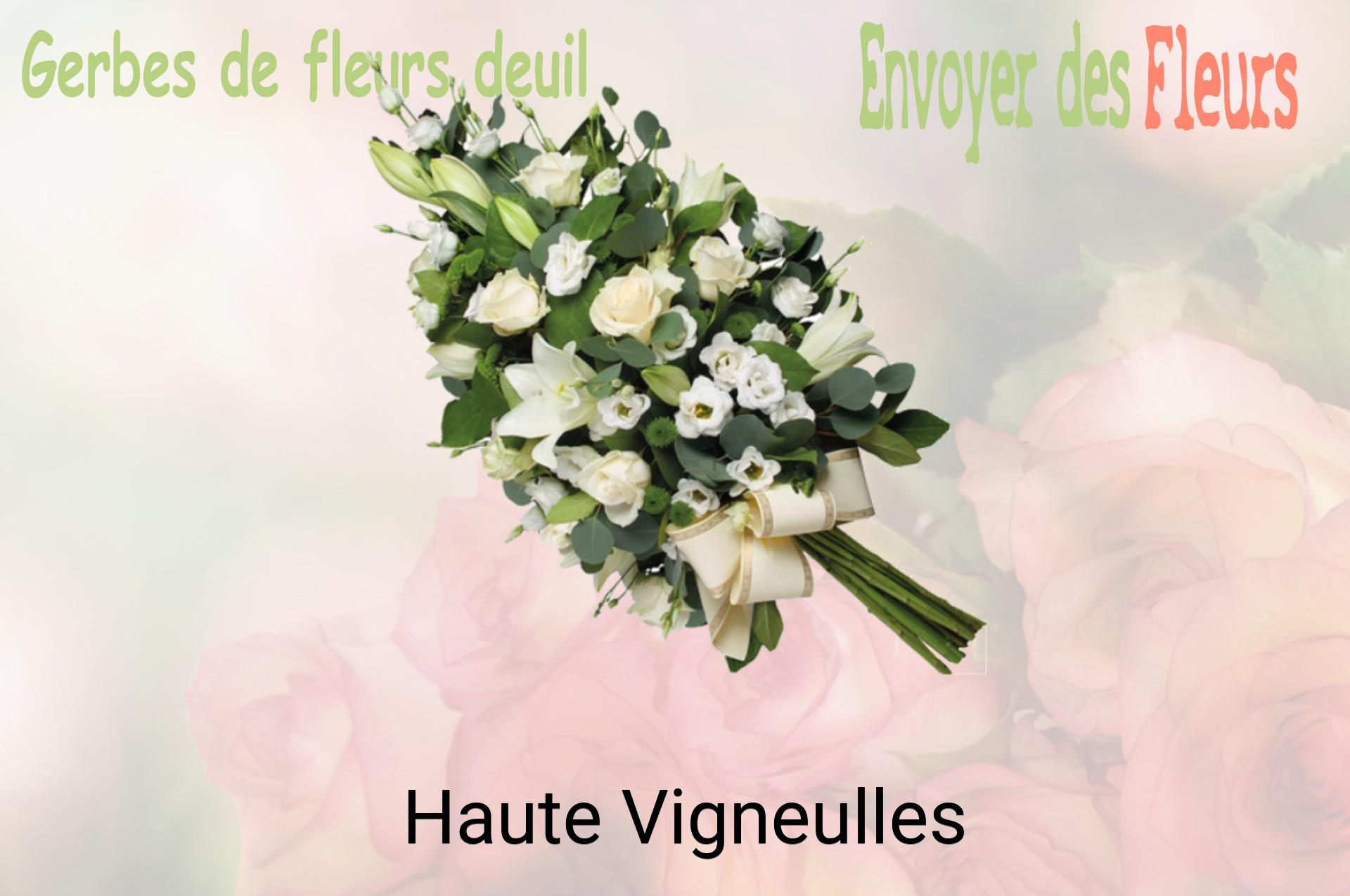 Gerbe de fleurs de deuil livrée à Haute-Vigneulles
